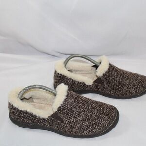 JBU Willow Knit Slip On Shoes Women's Sz 10m Brown Gray Tweed Cushioned